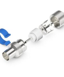 Confezione 10 Adattatori Coassiali Maschio per Cavi Diametro 6,5/8,0mm