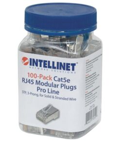 Confezione 100 plug Modulari Pro Line RJ45 Cat.5E