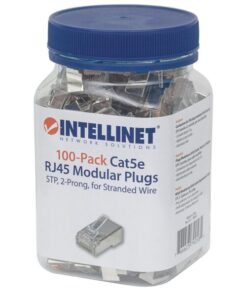 Confezione 100 plug Modulari RJ45 Cat.5E