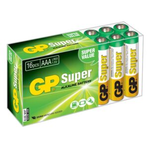 Confezione 16 Batterie AAA Mini Stilo GP Super