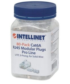 Confezione 80 plug Modulari Pro Line RJ45 Cat.6A