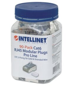 Confezione 90 plug Modulari Pro Line RJ45 Cat.6