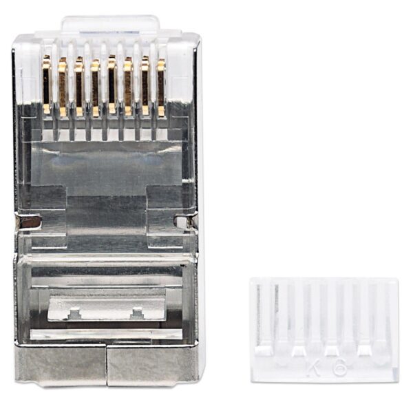 Confezione da 90 Plug Modulari Cat.6 RJ45 STP