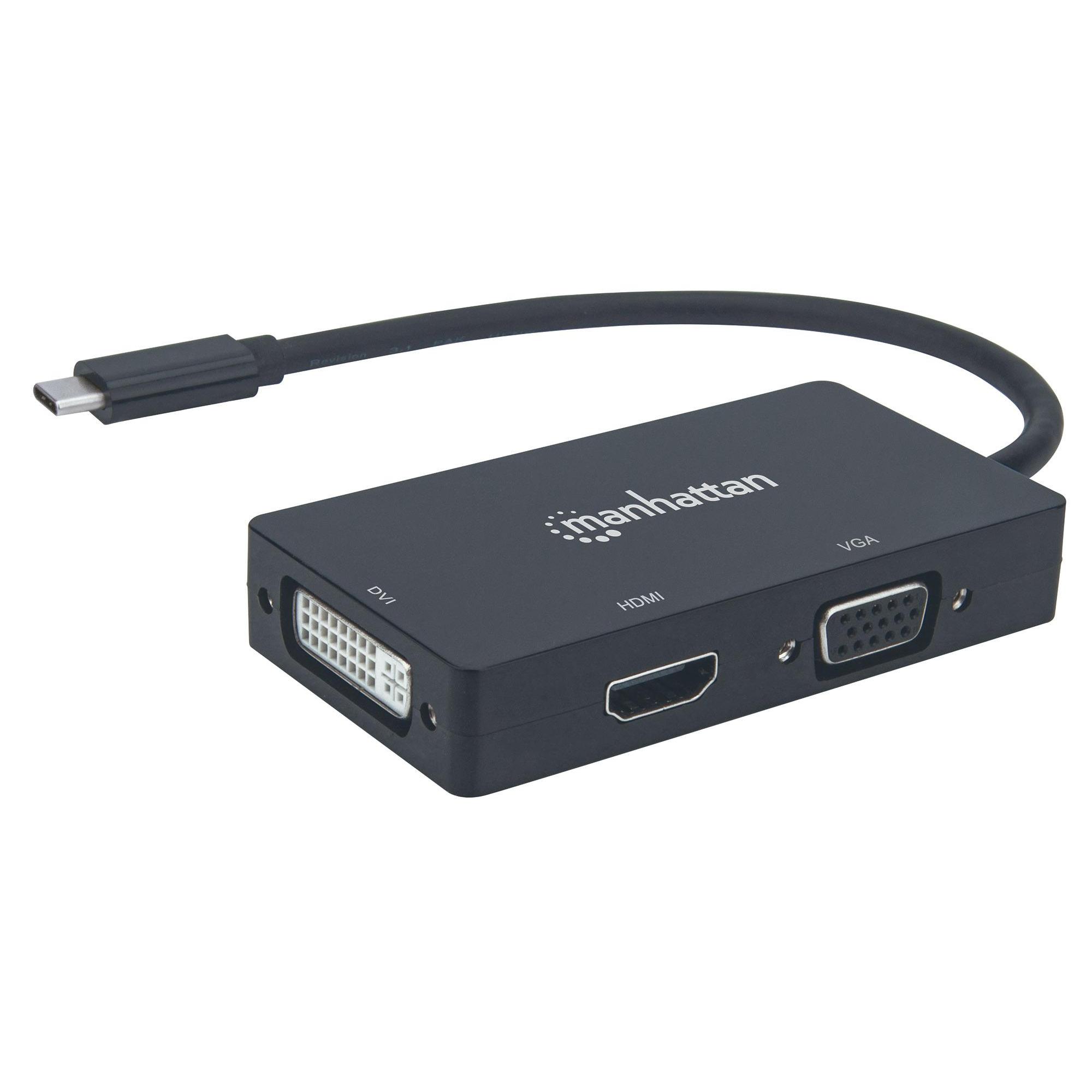 Convertitore A/V USB-C 3-in-1 Multiporta