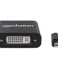Convertitore Attivo MiniDP M a DVI F 15cm 4K Nero