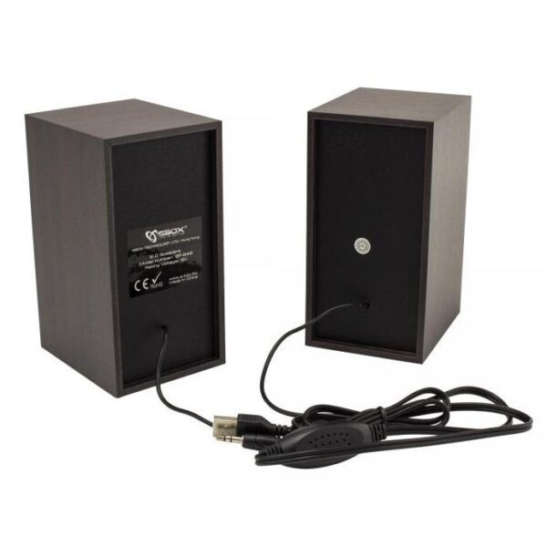 Coppia di Speaker USB Finitura Legno