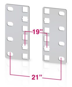 Coppia staffe riduttrici per armadi ETSI 2U