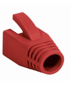 Copriconnettore per Plug RJ45 Cat.6 8mm Rosso
