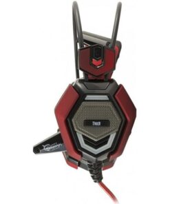 Cuffie Gaming con Microfono Tiger Nero Rosso GHS-1644