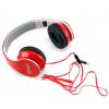 Cuffie Stereo con microfono HS-501R Rosso
