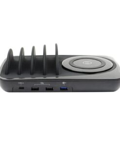 Docking Station USB 5 posti con Caricabatterie Wireless Removibile