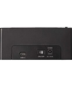 Docking Station USB3.1 Gen2 Doppio Slot HDD/SSD SATA da 2.5''/3.5'' Nero