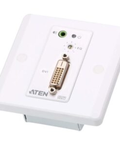 Estensore DVI/Audio Cat5 con piastra a parete 1920x1200 a 40m, VE607