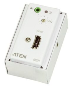 Estensore HDMI/Audio Cat5 con piastra a parete 1080p 40m, VE807