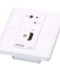 Estensore HDMI/Audio Cat5 con piastra a parete 1080p 40m, VE807