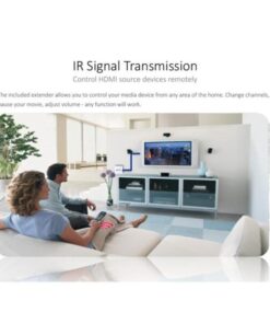 Extender HDMI Full HD su cavo Cat.6/6A/7 max 40m Placca da muro