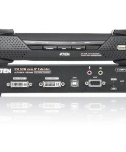 Extender KVM USB con 2 DVI over IP KE6940