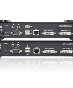 Extender KVM USB con 2 DVI over IP KE6940