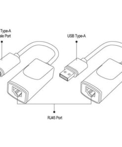Extender USB su Cavo Cat.5E/6 60m