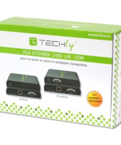 Extender VGA con Audio su Cavo Cat.5/5e/6 fino a 120m