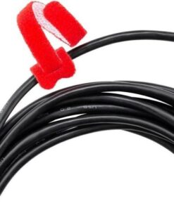 Fascette Fermacavo Blu-Rosso-Giallo in Velcro Set da 6 pz