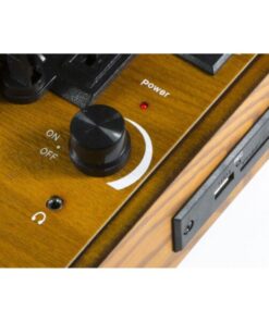 Giradischi Convertitore Vinile LP Bluetooth MP3 WMA 3 Velocità Marrone