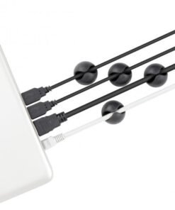 Gommini Fermacavo Adesivi da Scrivania Nero