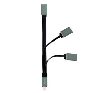 Hub Flessibile USB-C SuperSpeed 3 Porte USB3.0 A Femmina Nero