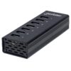 Hub USB 3.0 7 porte Nero