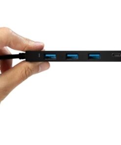 Hub USB-C 3.1 SuperSpeed 3 Porte USB-A 1 porta USB-C Nero