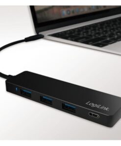 Hub USB-C 3.1 SuperSpeed 3 Porte USB-A 1 porta USB-C Nero