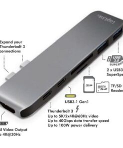 Hub USB-C SuperSpeed Multifunzione con Power Delivery
