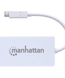 Hub USB-C™ 3 porte USB-A 3.0 con Adattatore Ethernet Gigabit