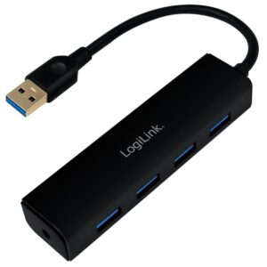 Hub USB3.0 4 Porte Nero