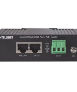 Iniettore Industriale per Guida DIN Gigabit High-Power PoE+ 30W
