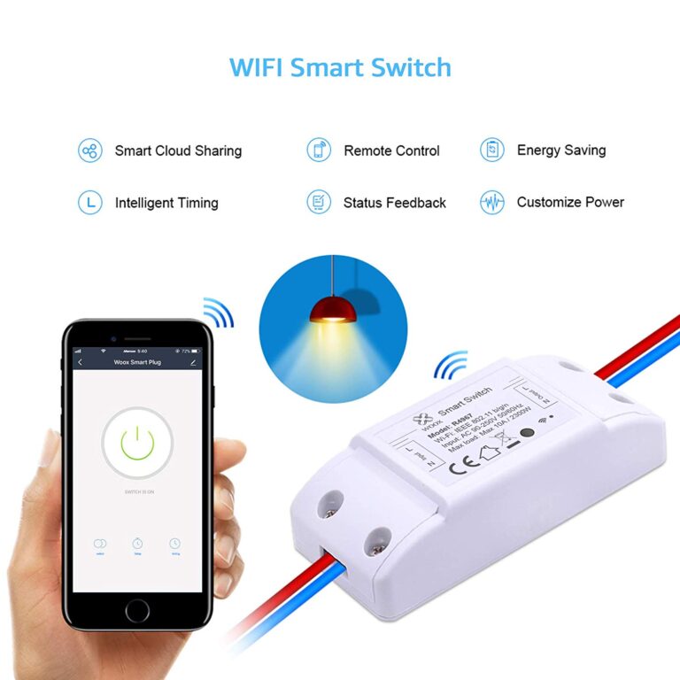 Interruttore Switch 10A Smart Home WiFi Universale, R4967