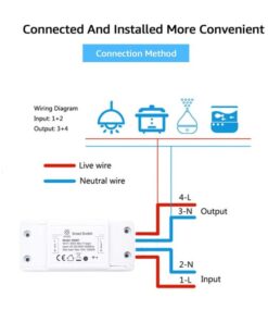 Interruttore Switch 10A Smart Home WiFi Universale, R4967