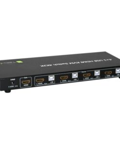 KVM switch 4x1 con USB e HDMI