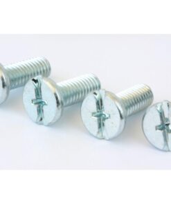 Kit Set 50 Viti 50 Dadi e 50 Rondelle per Montaggio Rack Silver