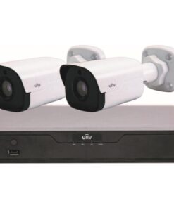 Kit Videosicurezza 2 Telecamere IP Bullet 2MP e Videoregistratore NVR 4 canali
