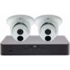 Kit Videosicurezza 2 Telecamere IP DOME 2MP e Videoregistratore NVR 4 canali