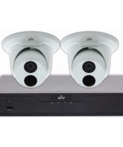 Kit Videosicurezza 2 Telecamere IP DOME 2MP e Videoregistratore NVR 4 canali
