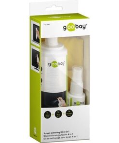 Kit di Pulizia per Monitor LCD 250ml + 30ml + 2 panni microfibra