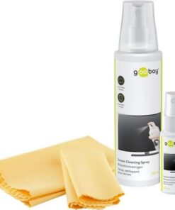Kit di Pulizia per Monitor LCD 250ml + 30ml + 2 panni microfibra