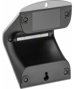 Lampada LED Solare a Muro 1,5W IP65 Sensore di Movimento Silver