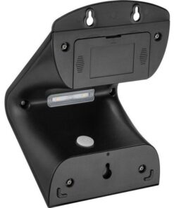 Lampada LED Solare a Muro 3,2W IP65 Sensore di Movimento Nero