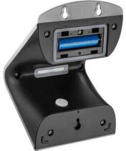 Lampada LED Solare a Muro 3,2W IP65 Sensore di Movimento Silver