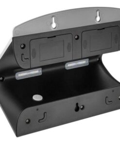 Lampada LED Solare a Muro 6,8W IP65 Sensore di Movimento Silver