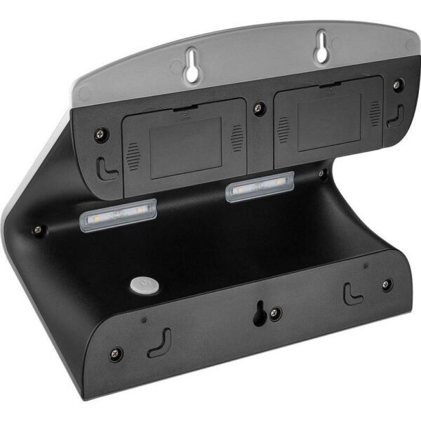 Lampada LED Solare a Muro 6,8W IP65 Sensore di Movimento Silver