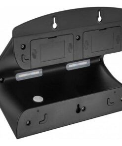 Lampada LED Solare a Muro IP65 Sensore di Movimento Crepuscolare Nero